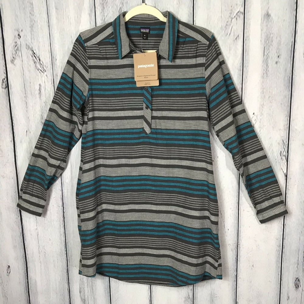 Patagonia NWT Heywood Shirt Dress Organic Cotton